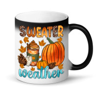 Bonfires Flannels S'mores Campfires And Pumpkins Magic Mug | Artistshot