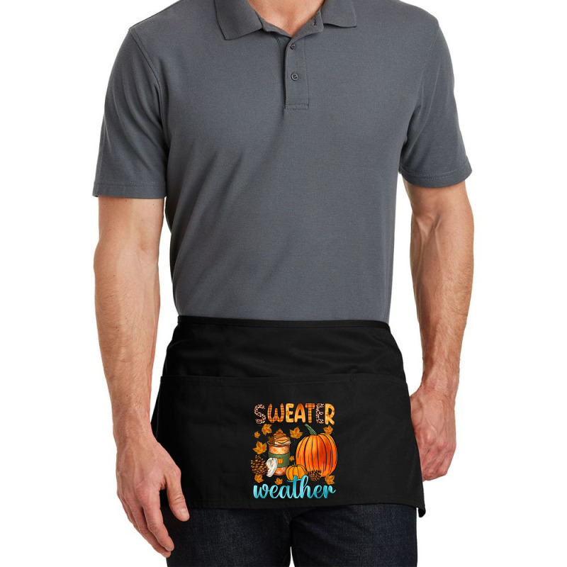 Bonfires Flannels S'mores Campfires And Pumpkins Waist Apron | Artistshot