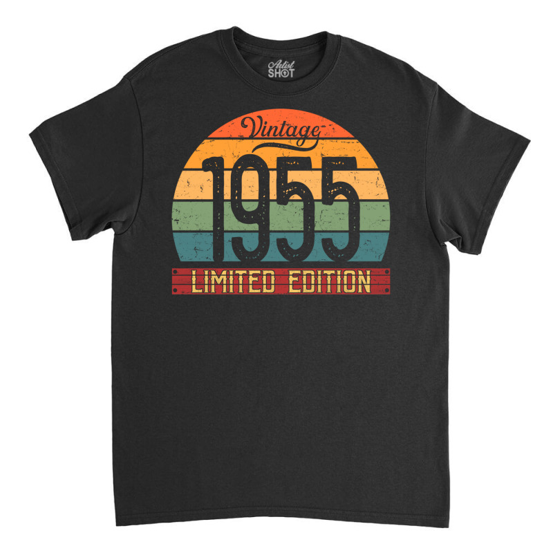 Vintage 1955 Limited Edition Birthday Classic T-shirt by Daneam | Artistshot