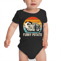 Guinea Pig Furry Potato Vintage Guinea Pig Baby Bodysuit | Artistshot