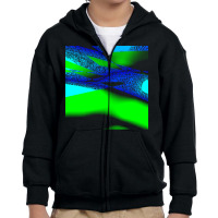 Blue Green Black Abstract Art T  Shirt Blue Green Black Abstract Art T Youth Zipper Hoodie | Artistshot