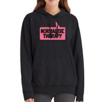 Normalise Therapy   Mental Health Matters Vintage Hoodie | Artistshot