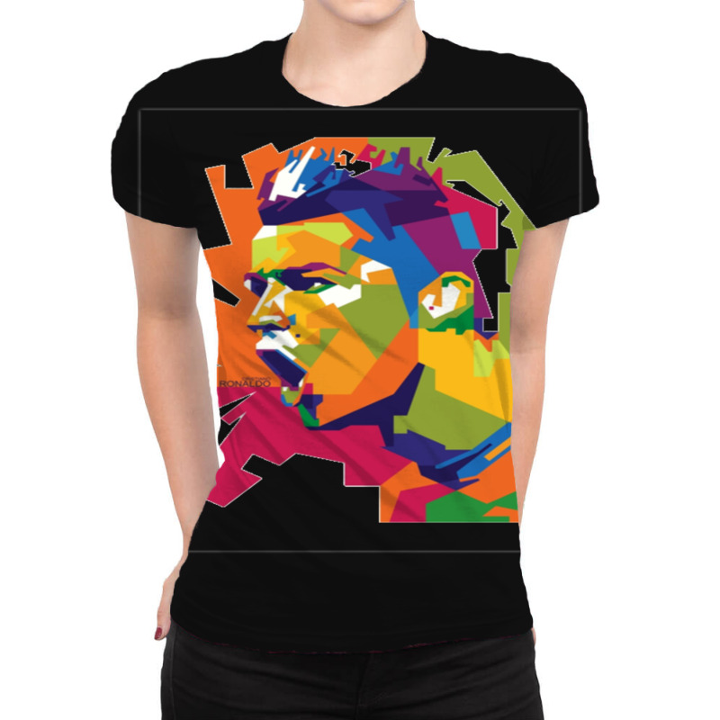 Custom Cristiano Ronaldo Portugal Ladies Curvy T-shirt By Custom-designs -  Artistshot