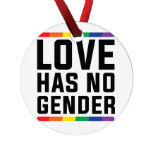 Love Has No Gender   Lgbt Quote (pink) Ornament | Artistshot