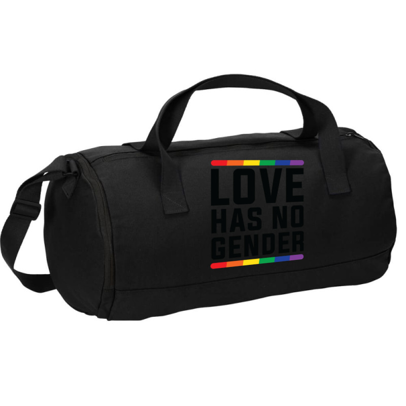 Love Has No Gender   Lgbt Quote (pink) Duffel Bag | Artistshot