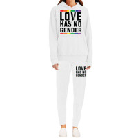 Love Has No Gender   Lgbt Quote Hoodie & Jogger Set | Artistshot