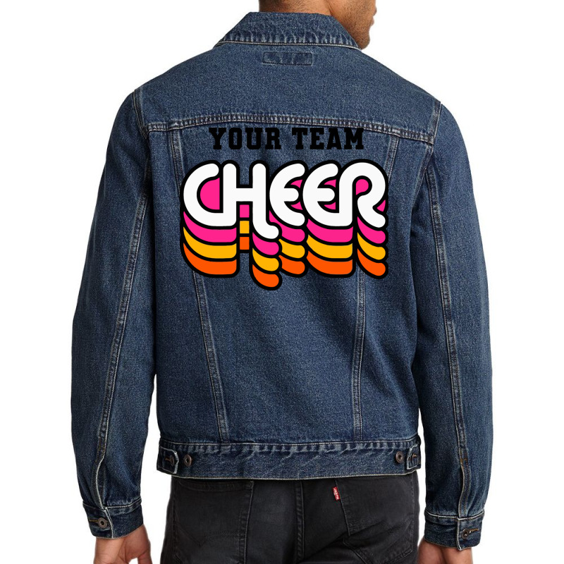 Cheer Team Men Denim Jacket by Syakiya | Artistshot