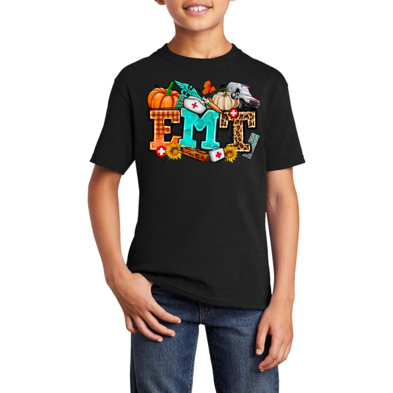 Emt With Fall Basic Youth T-shirt | Artistshot