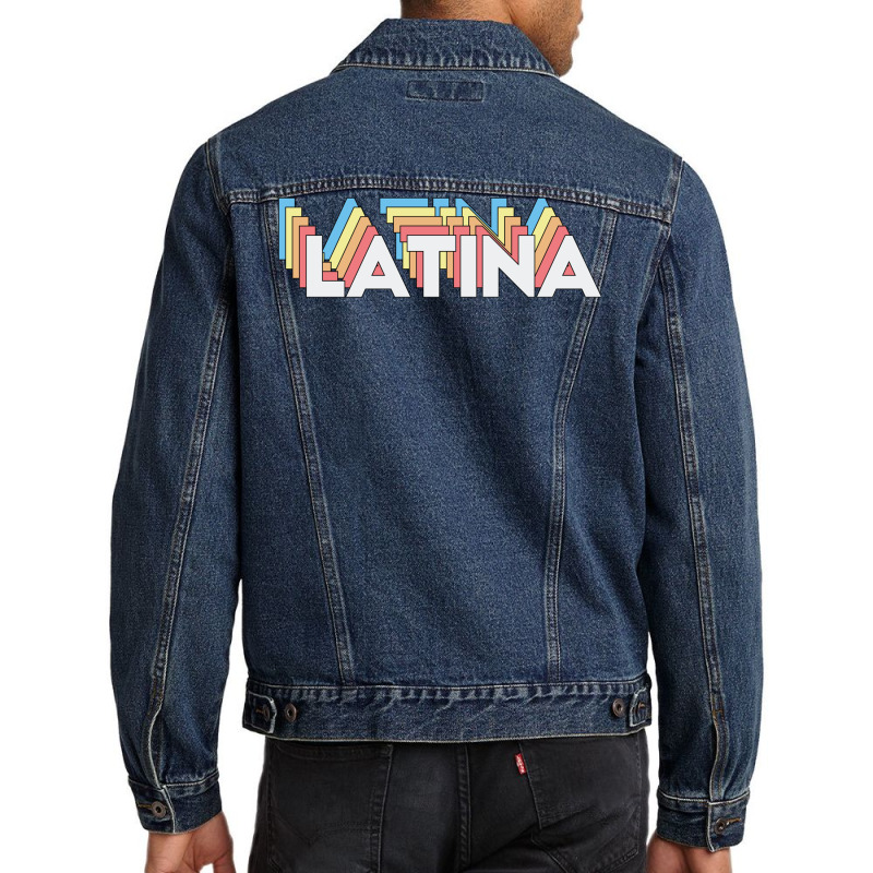 Latina Men Denim Jacket by Delique | Artistshot