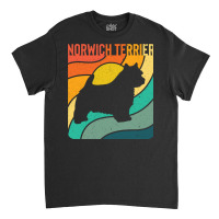 Norwich Terrier Dog Vintage Gift Pet Lover Classic T-shirt | Artistshot