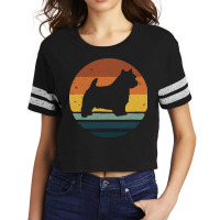 Norwich Terrier Retro Vintage Scorecard Crop Tee | Artistshot