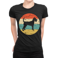 Irish Terrier  Vintage Retro Ladies Fitted T-shirt | Artistshot