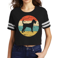 Irish Terrier  Vintage Retro Scorecard Crop Tee | Artistshot