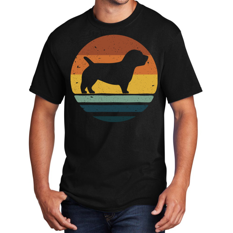 Glen Of Imaal Terrier Retro Vintage Basic T-shirt by rafaeltto | Artistshot