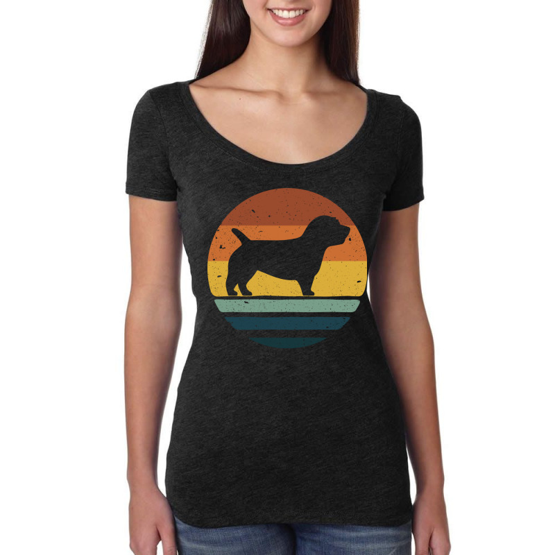 Glen Of Imaal Terrier Retro Vintage Women's Triblend Scoop T-shirt by rafaeltto | Artistshot