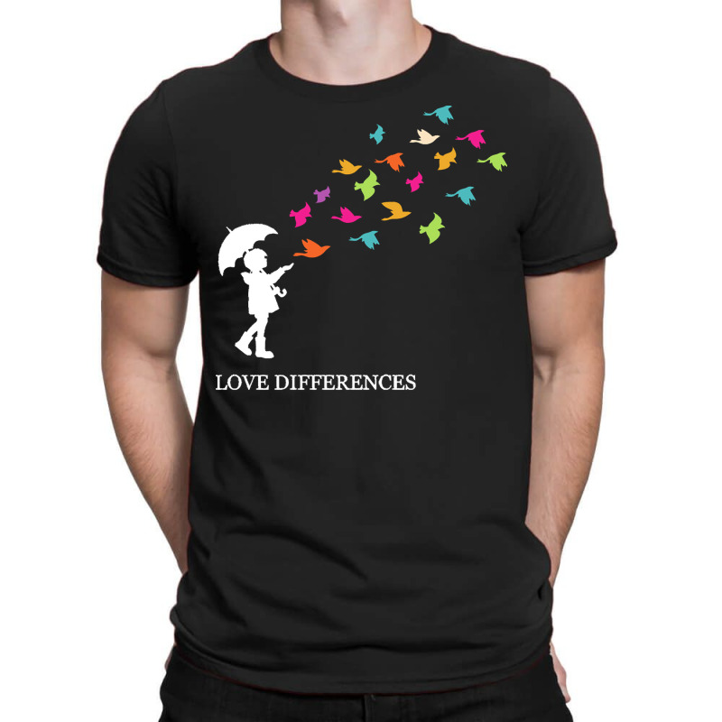 Autism Awareness T  Shirt Love Differences Awesome Autism Awareness Gi T-Shirt by joanie38206 | Artistshot