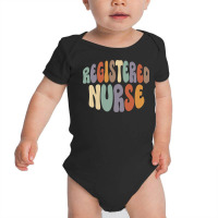 Registered Nurse Rn Proud Career Profession Baby Bodysuit | Artistshot