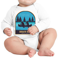 Cossatot River, National River In Usa Long Sleeve Baby Bodysuit | Artistshot