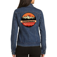 Connemara National Park,ireland Ladies Denim Jacket | Artistshot