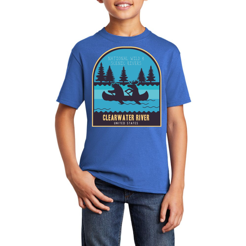 Clearwater River, National River In Usa Basic Youth T-shirt by RozakArt | Artistshot