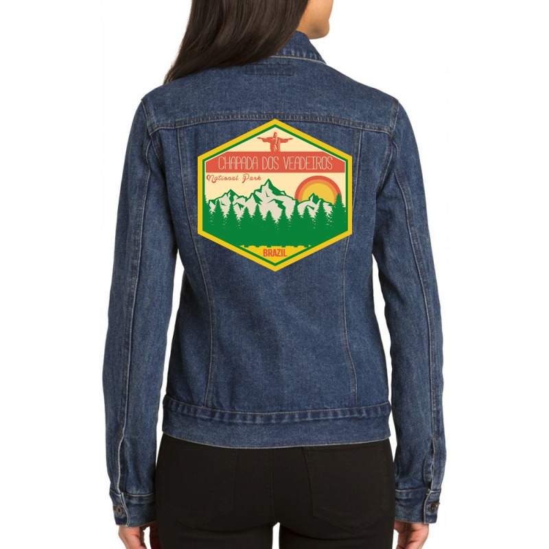 Chapada Dos Veadeiros National Park Ladies Denim Jacket by RozakArt | Artistshot