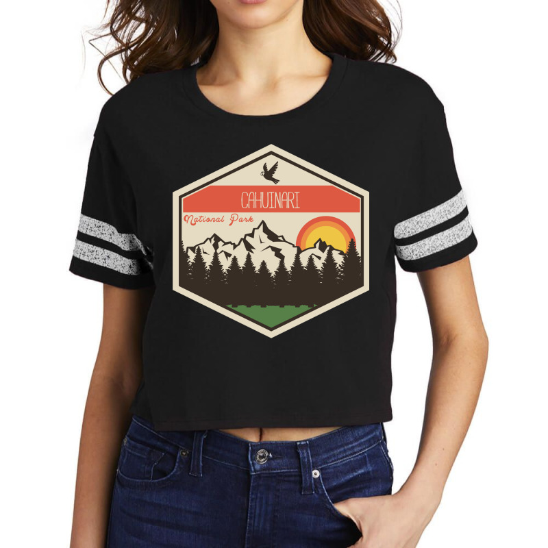 Cahuinari National Park Colombia,retro Scorecard Crop Tee by RozakArt | Artistshot