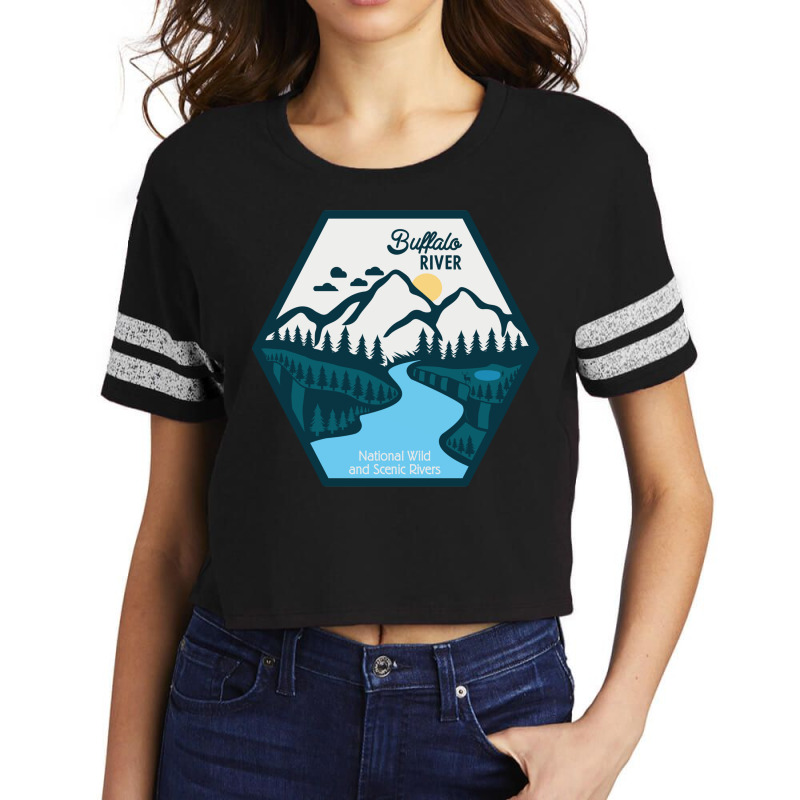 Buffalo River, National Wild And Scenic River Scorecard Crop Tee by RozakArt | Artistshot