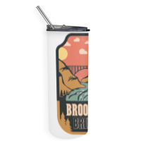 Brooklyn Bridge   Retro Design Skinny Tumbler | Artistshot