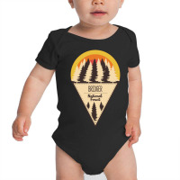 Bridger National Forest Baby Bodysuit | Artistshot