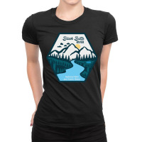 Black Butte River, National Wild And Scenic River Ladies Fitted T-shirt | Artistshot