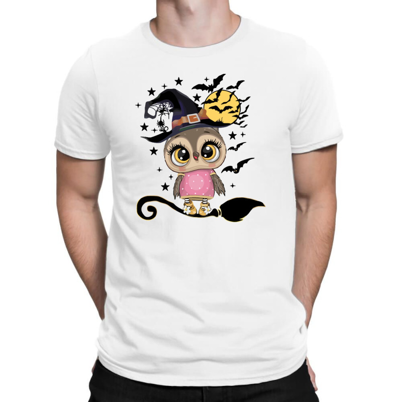 Halloween Owl T-Shirt by Syakiya | Artistshot