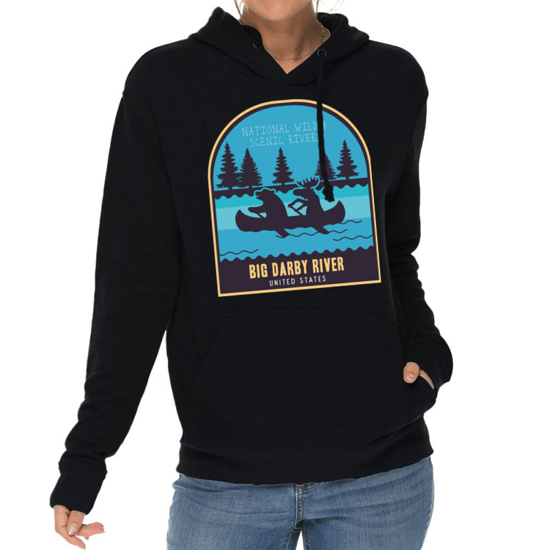 Big Darby Creek, National River In Usa Lightweight Hoodie by RozakArt | Artistshot