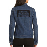 Better Mood With Glockenspiel Ladies Denim Jacket | Artistshot