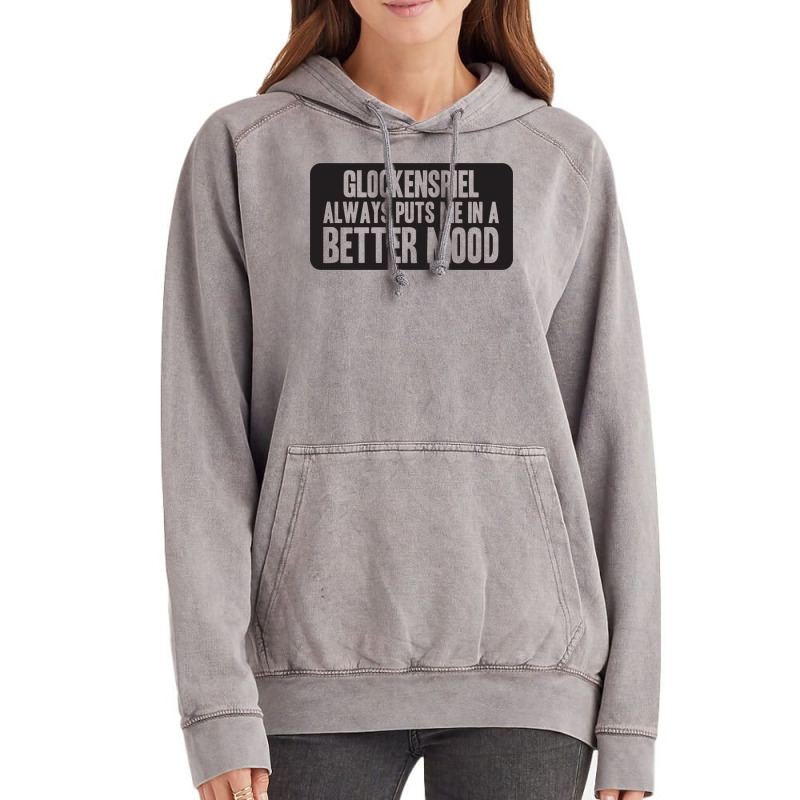 Better Mood With Glockenspiel Vintage Hoodie by RozakArt | Artistshot