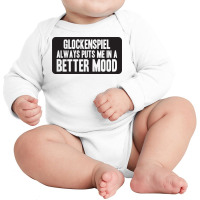 Better Mood With Glockenspiel Long Sleeve Baby Bodysuit | Artistshot