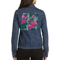 Botanical T  Shirt Botanical Fascinating Floral T  Shirt Ladies Denim Jacket | Artistshot