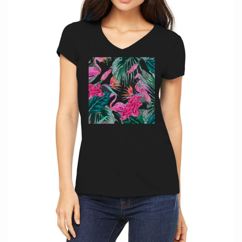 Botanical T  Shirt Botanical Fascinating Floral T  Shirt Women's V-Neck T-Shirt by vivienneschulist149 | Artistshot