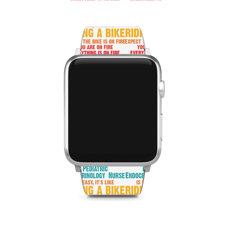 Custom Being A Pediatric Endocrinology Nurse Apple Watch Band By Rozakart Artistshot