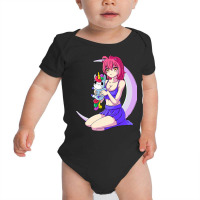 Japanese Anime Girl Unicorn Pastel Goth Vaporwave Baby Bodysuit | Artistshot