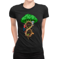 Infinite Tree Of Life Dna Biology Environment Love Ladies Fitted T-shirt | Artistshot