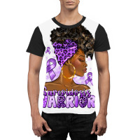 Afro Woman Sarcoidosis Cancer Warrior Graphic T-shirt | Artistshot