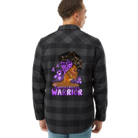 Afro Woman Sarcoidosis Cancer Warrior Flannel Shirt | Artistshot