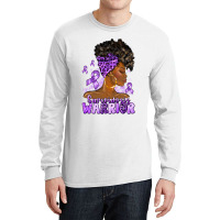 Afro Woman Sarcoidosis Cancer Warrior Long Sleeve Shirts | Artistshot