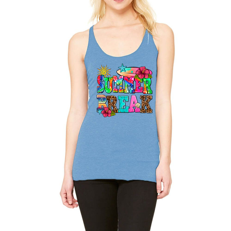 Summer Break Racerback Tank by AdoDesignShop | Artistshot