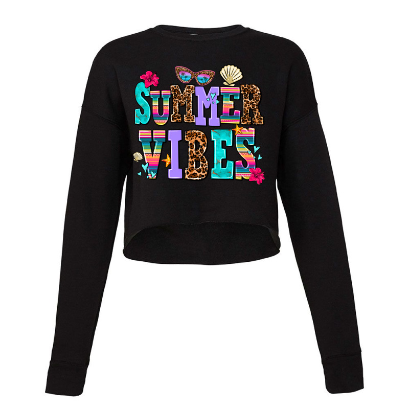 Summer Vibes Cropped Sweater by AdoDesignShop | Artistshot