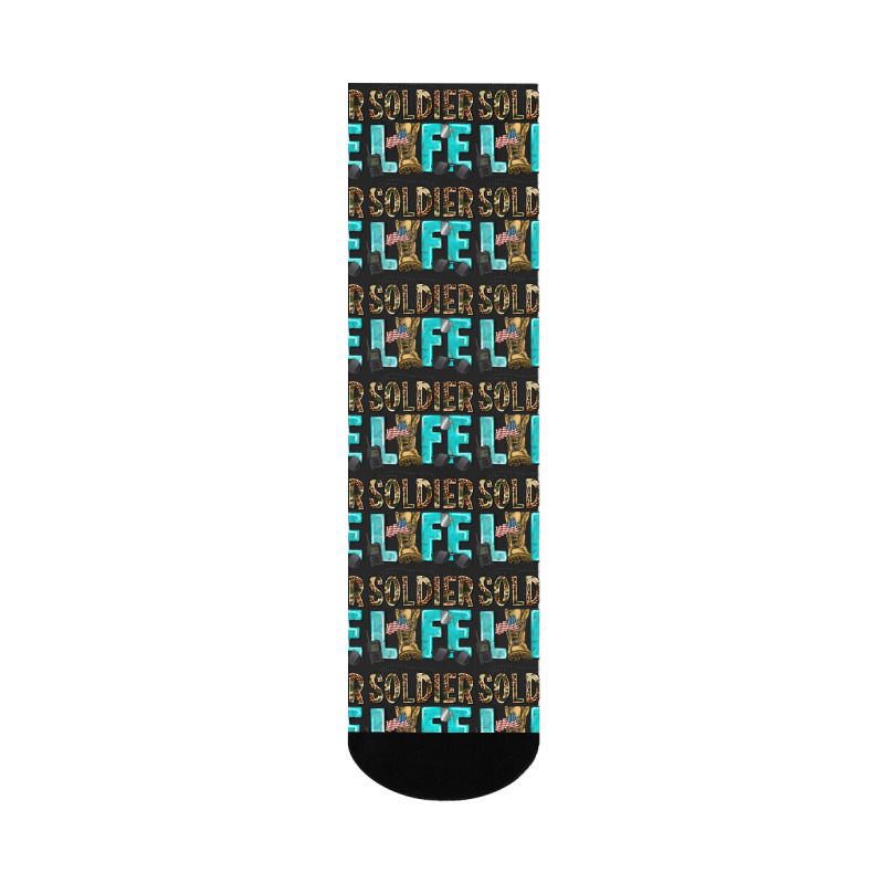 Soldier  Life Crew Socks | Artistshot