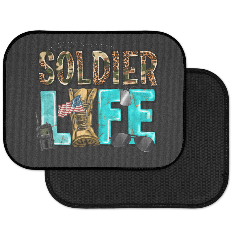 Soldier  Life Rear Car Mat | Artistshot