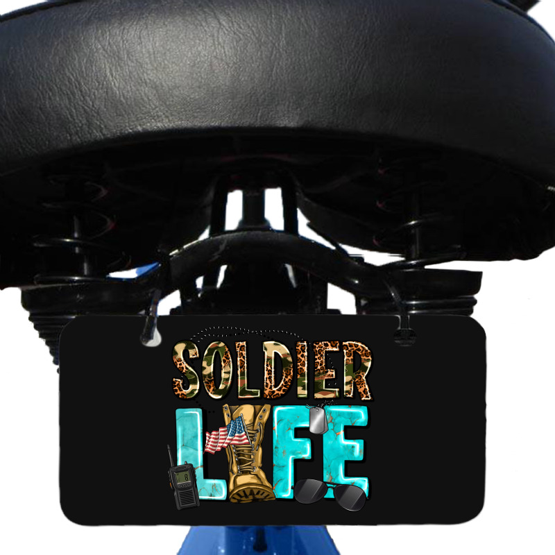 Soldier  Life Bicycle License Plate | Artistshot