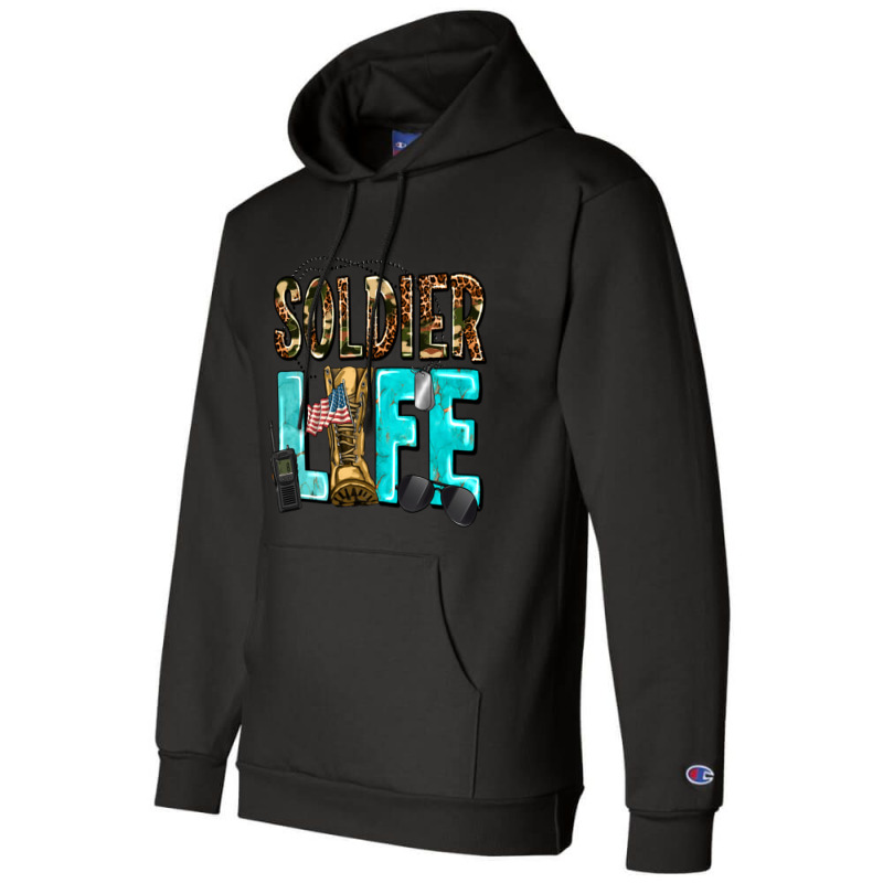 Soldier  Life Champion Hoodie | Artistshot