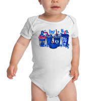 Colon Cancer Coffee Cups Blue Ribbon Baby Bodysuit | Artistshot